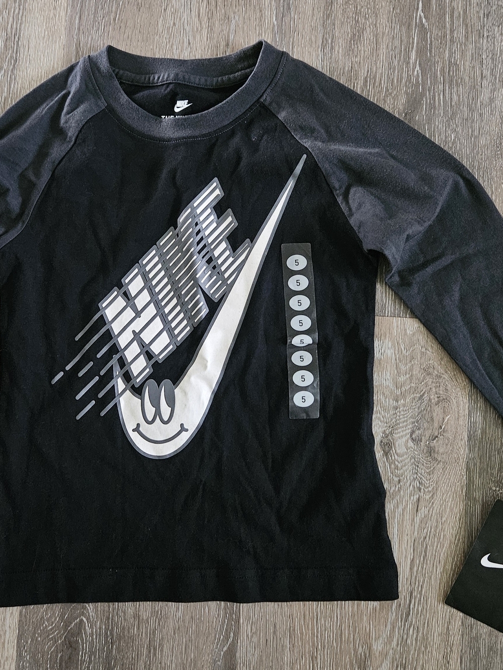 Nike Boys Black Tee